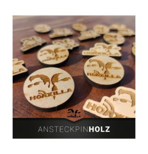 Hoaxilla-Logo Anstecknadel rund